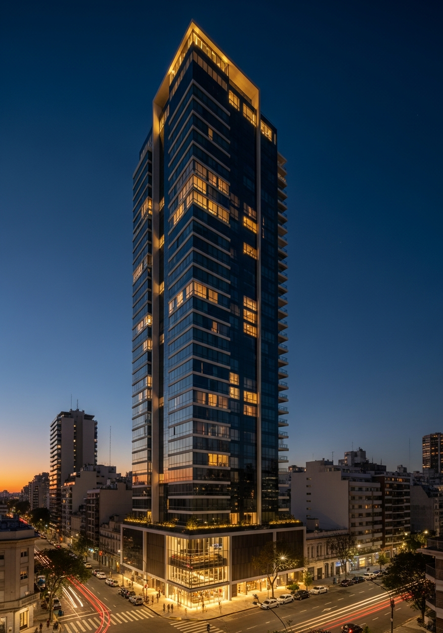 Buenos Aires high-rise twilight
